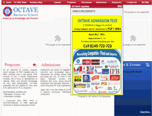 Tablet Screenshot of octavesbm.in